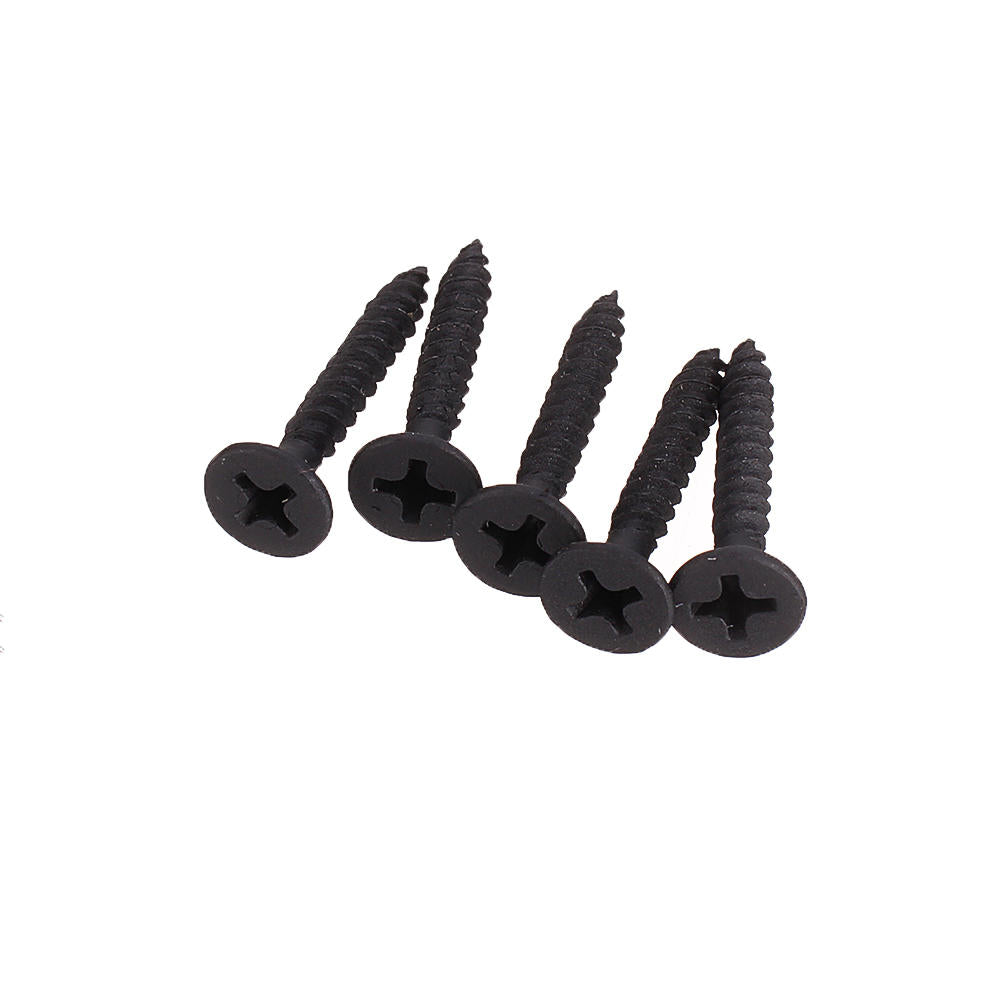 1000Pcs M3.5 Cross Black Recessed Flat Head Self Tapping Ash Phosphorus Drywall Metric Threaded Wood Screw Nail Bolt