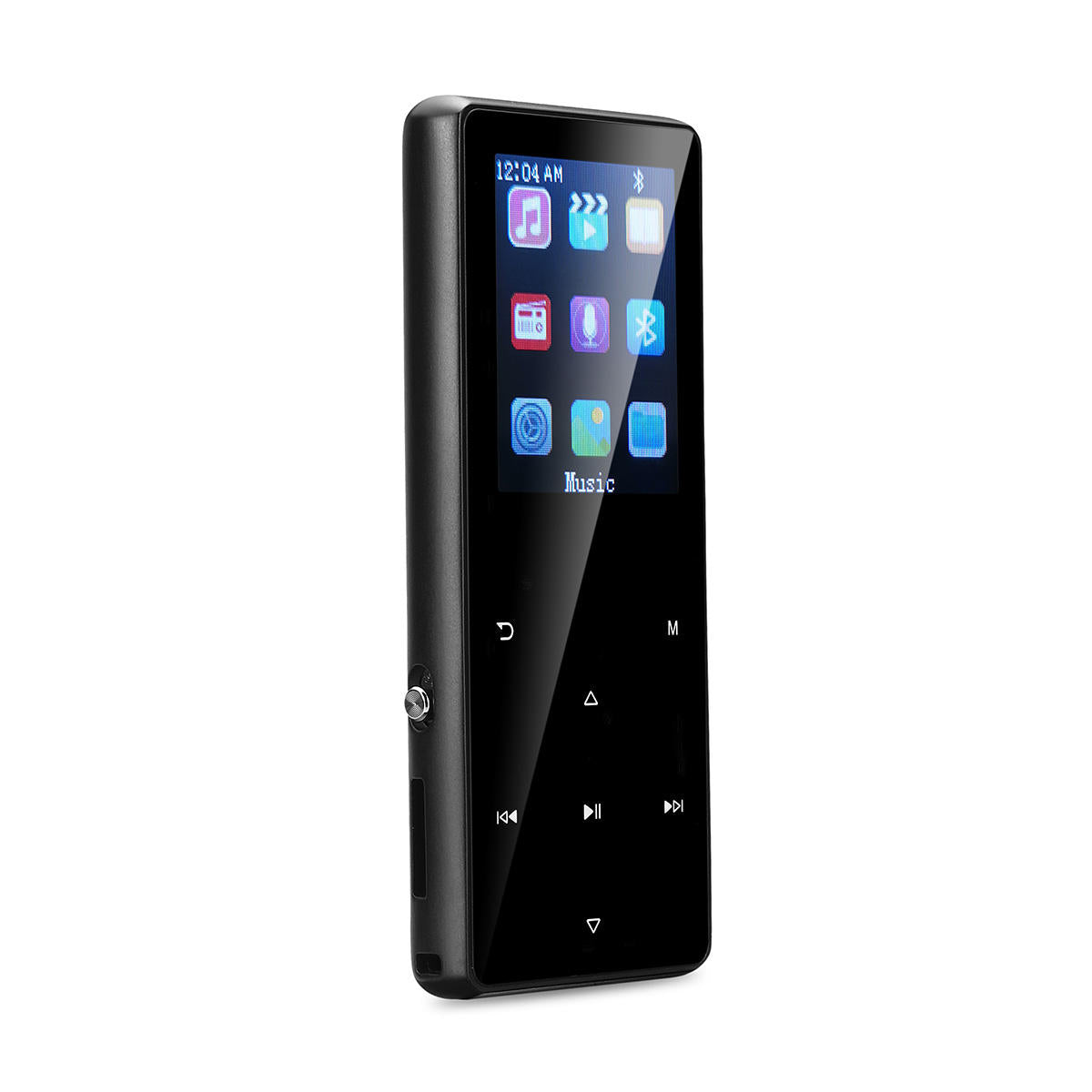 Portable 8G 16G 32G bluetooth Lossless MP3 Music Player FM Radio Recording with Earphone Black