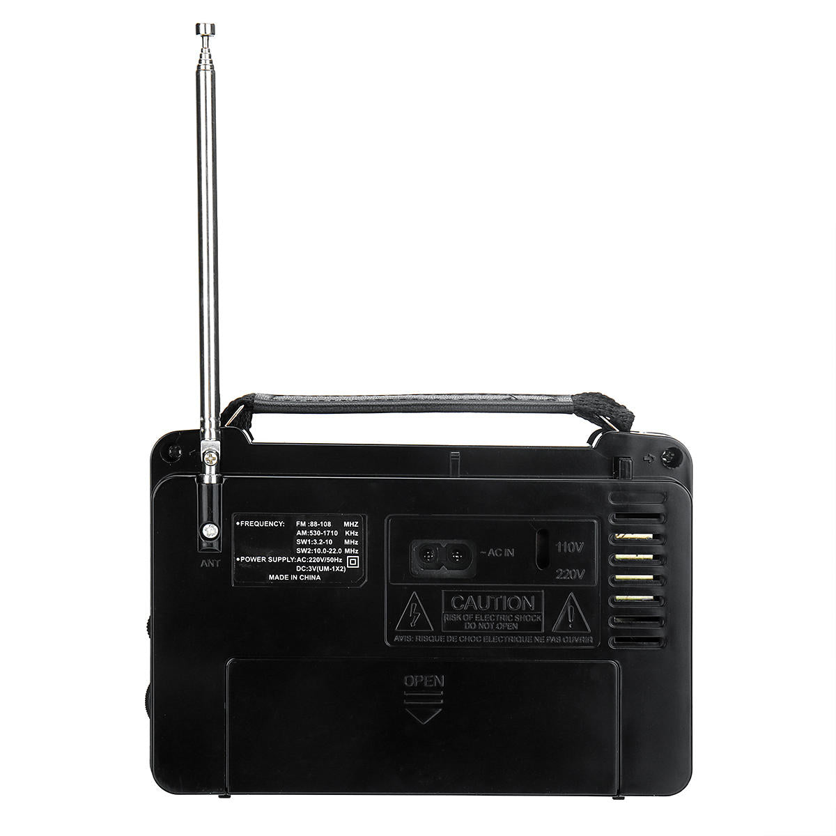 DC 3V Portable FM AM SW1 SW2 Radio 4 Band Gift for Old People