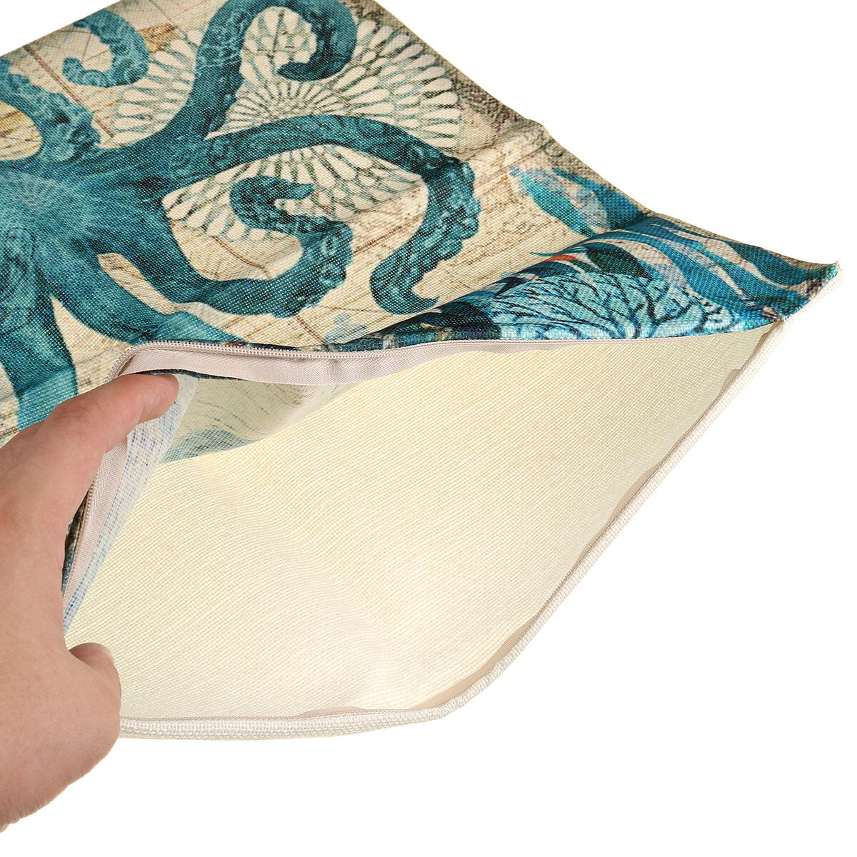 Pillow Covers Pillowcase Square Cushion Linen Home Sofa Bed Décor 45x45cm 4pcs