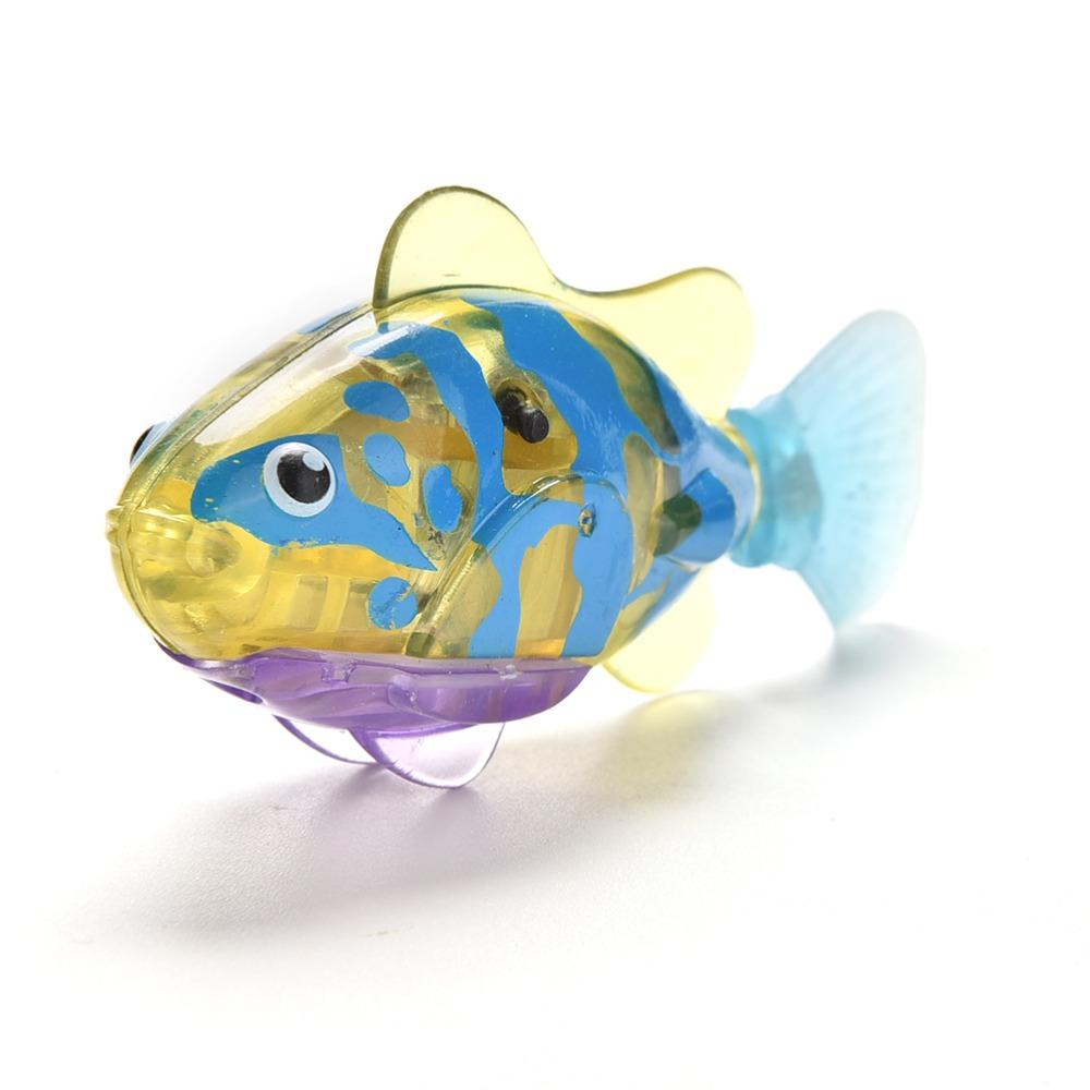 Fish Activated Battery Powered Robotic Pet Toys for Fishing Tank Decorating Fish