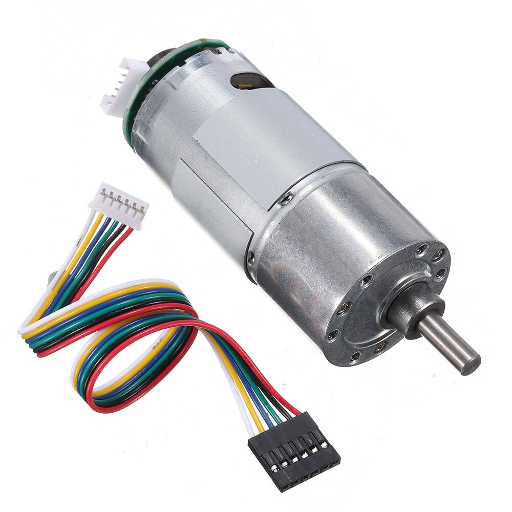 DC 12V 70RPM Gear Reducer Motor with Encoder Geared Reduction Motor