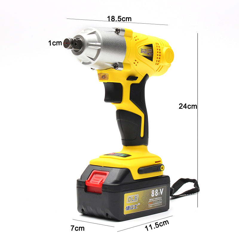 68-99V Brushless Impact Wrench Lithium Battery Rechargeable Wrench