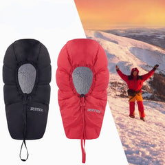 Winter Skiing Down Hat Hat Warm Waterproof Ear Covering Free Size Camping Hiking Snow Skiing Warm Hat For Envelope Sleeping Bag