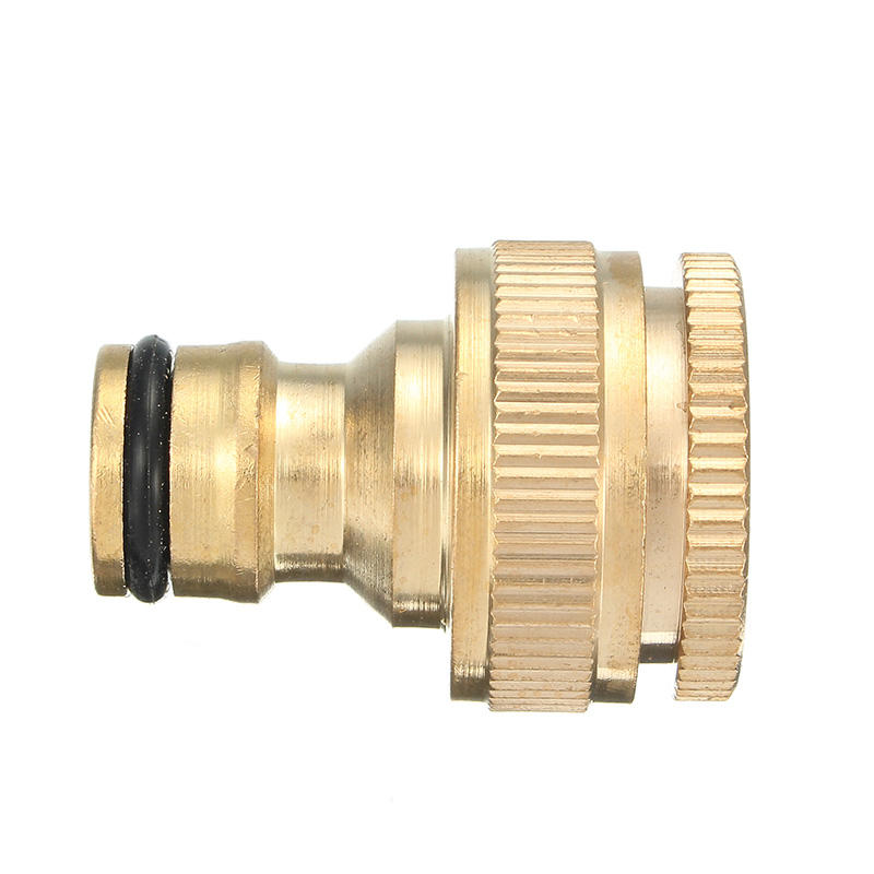 1/2 & 3/4 Inch Brass Faucet Adapter Female Washing Machine Water Tap Hose Quick Connector