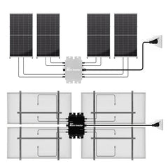 1200W/1400W/1600W/2000W Solar Grid Tie Inverter Input DC22V-48V to AC110V/220V WVC on grid Micro Power Inverter WIFI Version
