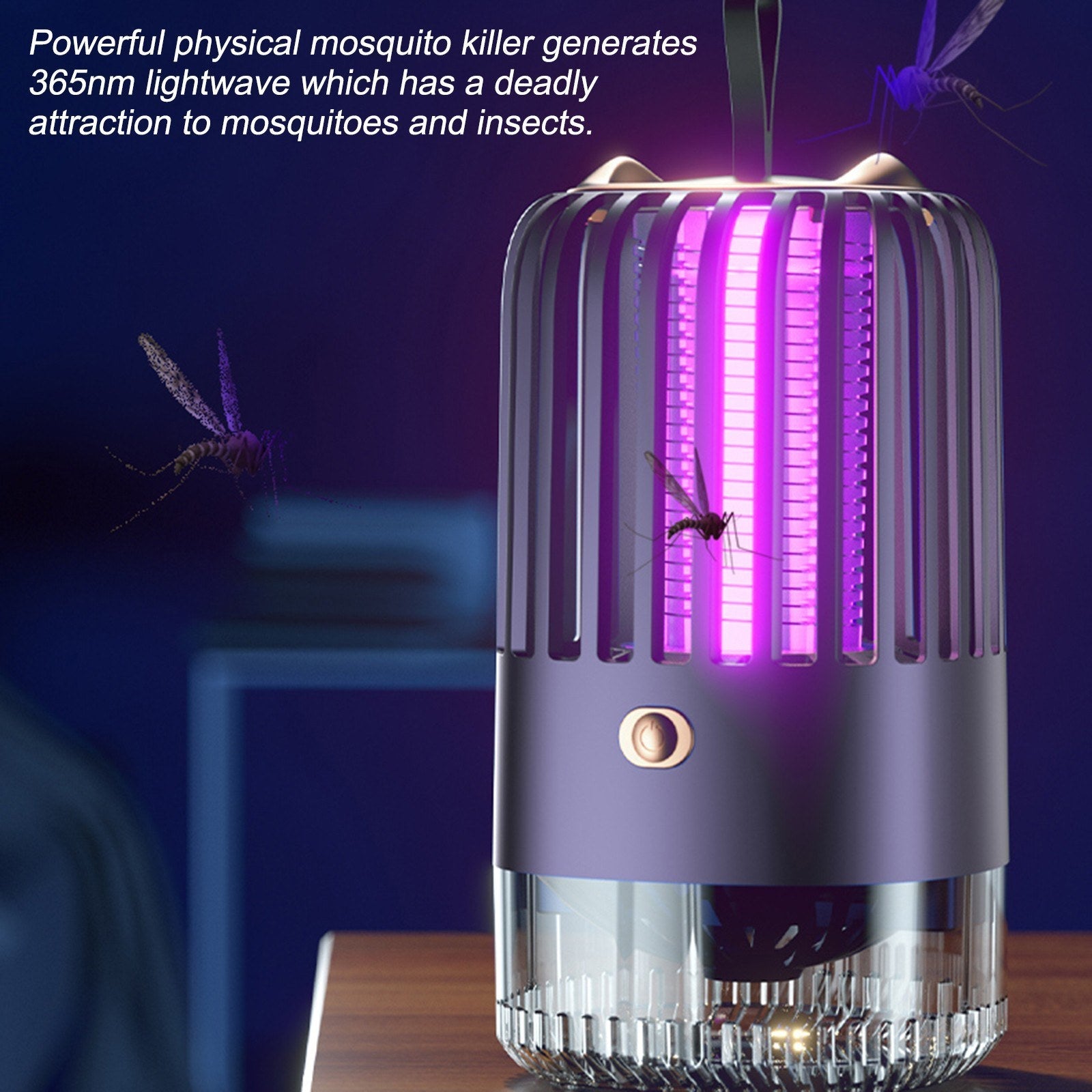 USB Electric Mosquito Killer Lamp - Portable Household Zapper & Trap