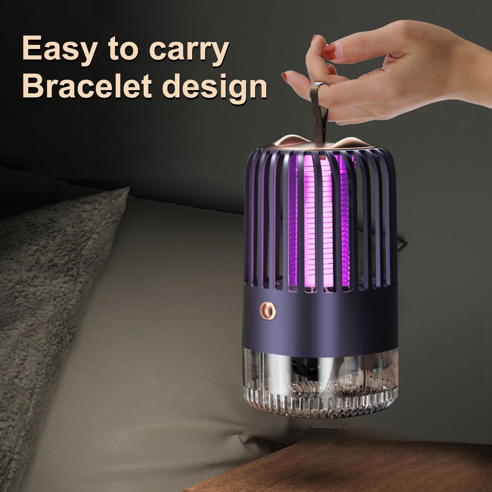 USB Electric Mosquito Killer Lamp - Portable Household Zapper & Trap