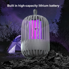 Battery-Powered Mosquito Killer Lamp - Electric Zapper & Night Light