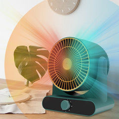 Electric Heater Mini Home Heating Fan Portable Desktop Office Space Heater Silent Warmer Fast Heater Hot Air for Room Machine