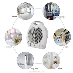 Electric Space Heater Fan- Indoor Heater 1000W/2000W Adjustable Thermostat Ceramic Electric Heater