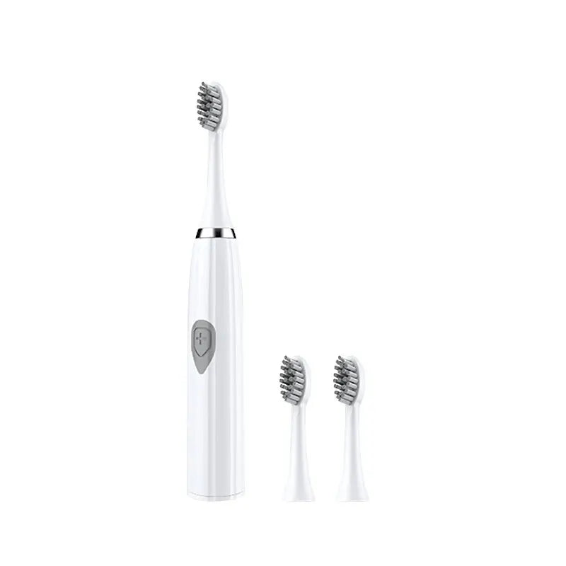 Couple's Electric Toothbrush Set - IPX6 Waterproof, Soft Bristles, Battery Powered