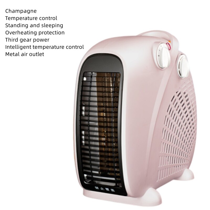 Electric heating fan home air heater small solar heater Mini bathroom energy saving heater