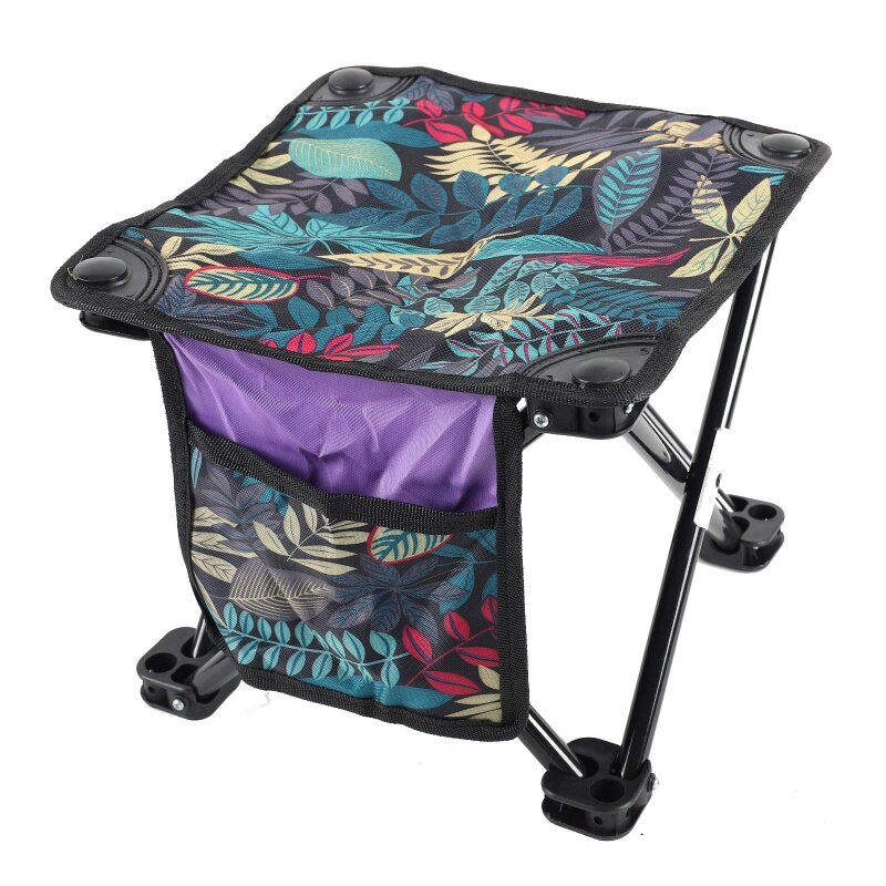 Outdoor Chair Camping Stool Folding Fishing Chair Conveniently Carry Seat Maximum Weight of 100KG