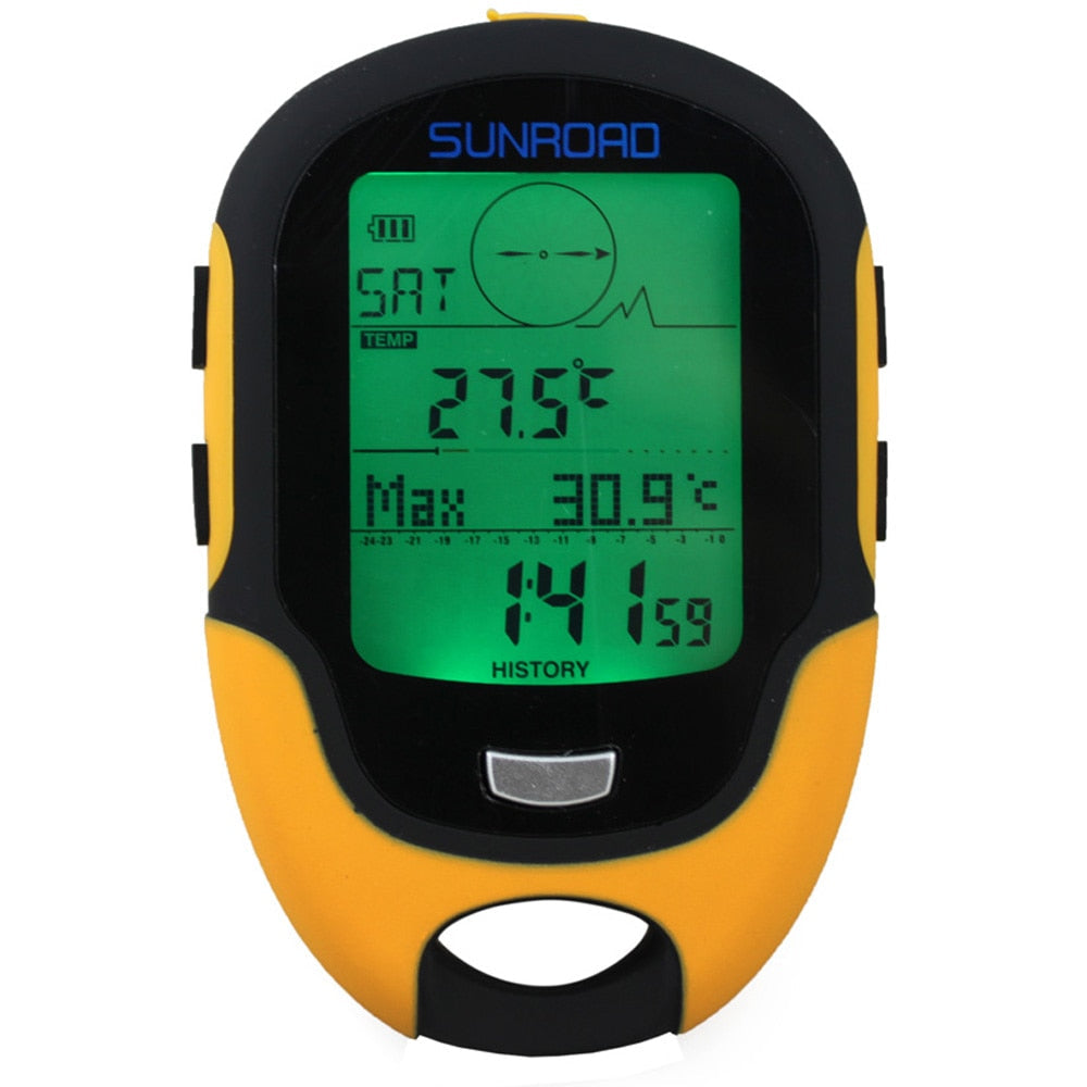Excellent Quality Handheld GPS Navigation Receiver Portable Handheld Digital Altimeter Barometer Compass Locator