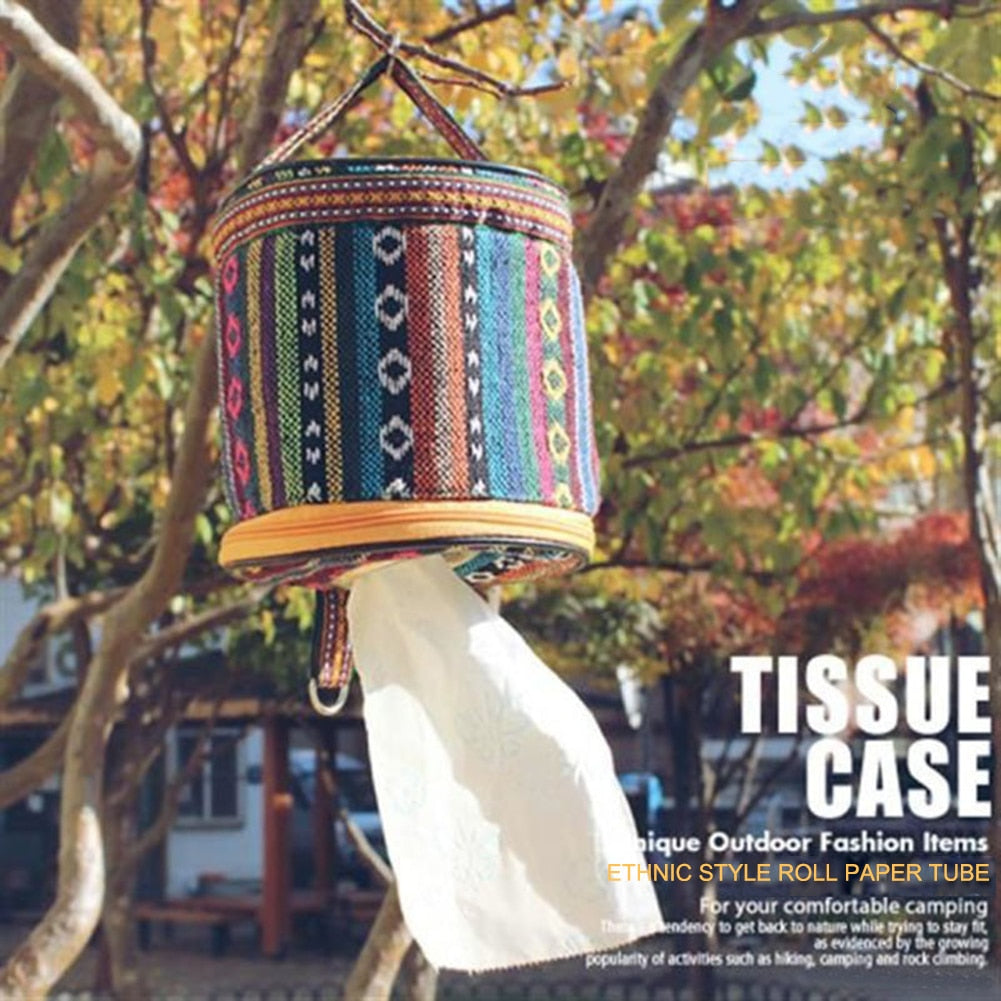 Paper Towel Tissue Holder Case Outdoor Camp Picnic Toilet Roll Paper Storage Box Hiking Classic Accessaries Supplies Parts