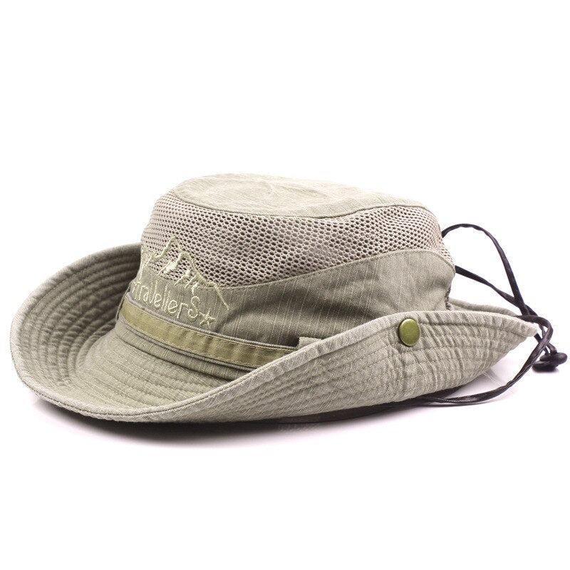 Hiking Hat Men Wide Brim Foldable Cap Summer Hat Sun Protection Hunting Hat Hiking Fishing Camping Outdoor Sport Caps