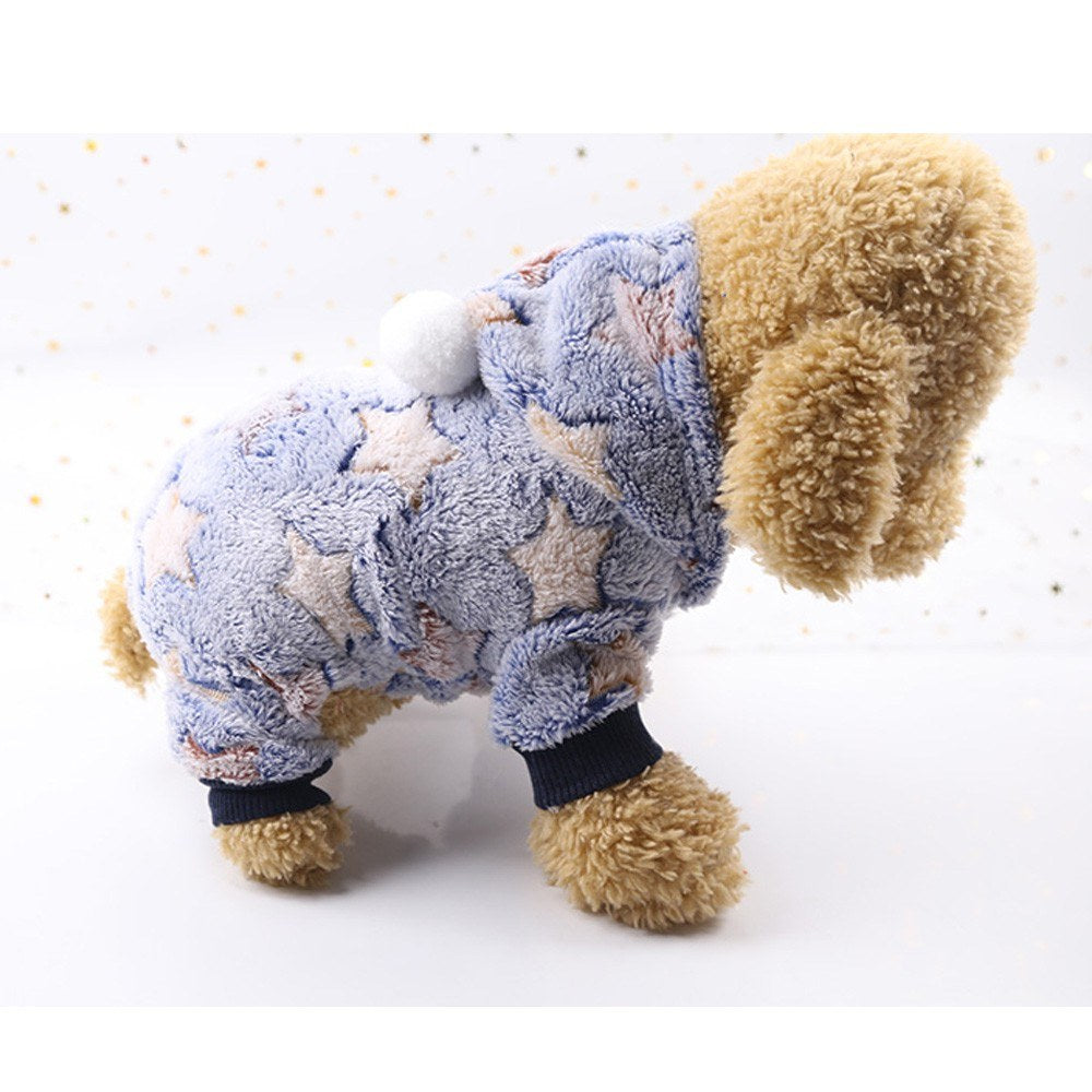 Autumn Winter Dog HoodieCute Sweater,Warm Pet Outfits Clothes