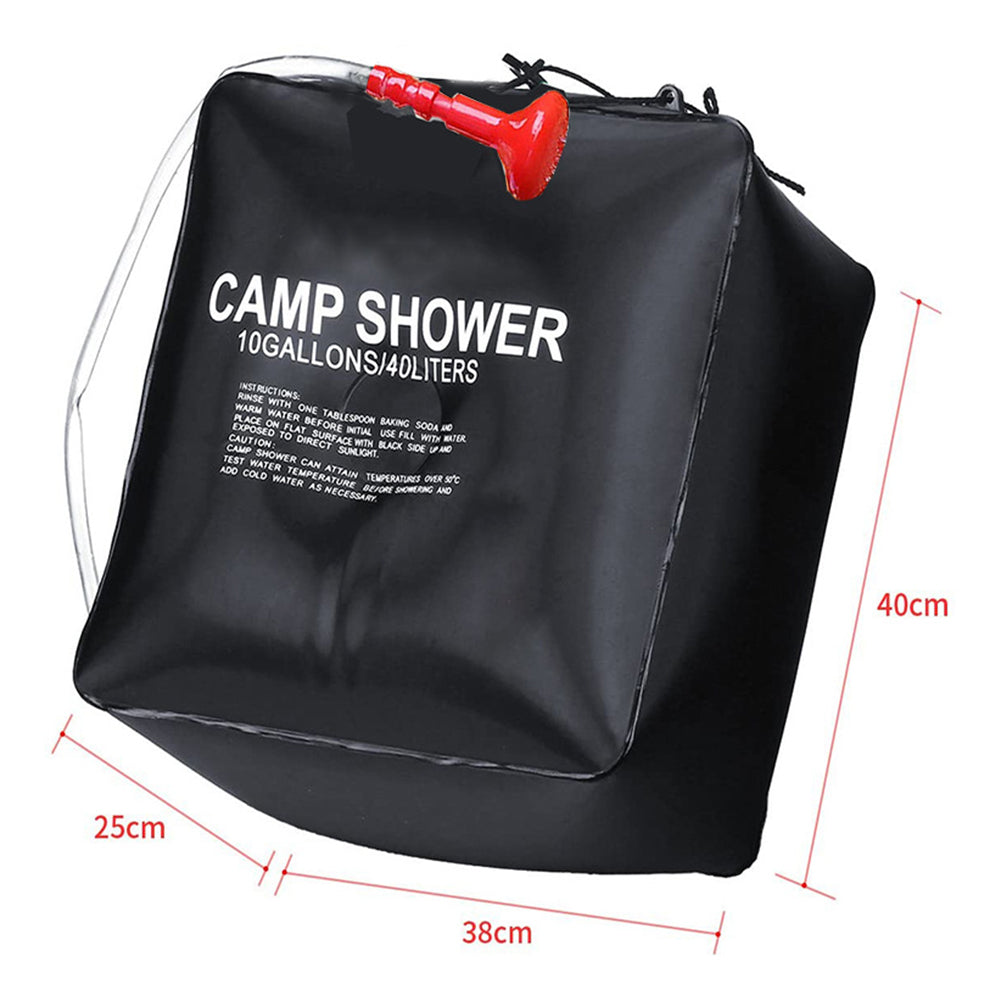 Shower Bag Portable Folding Solar Heated Waterproof Outdoor Camping Travel Hiking Hand Water Bags for Shower Bathe