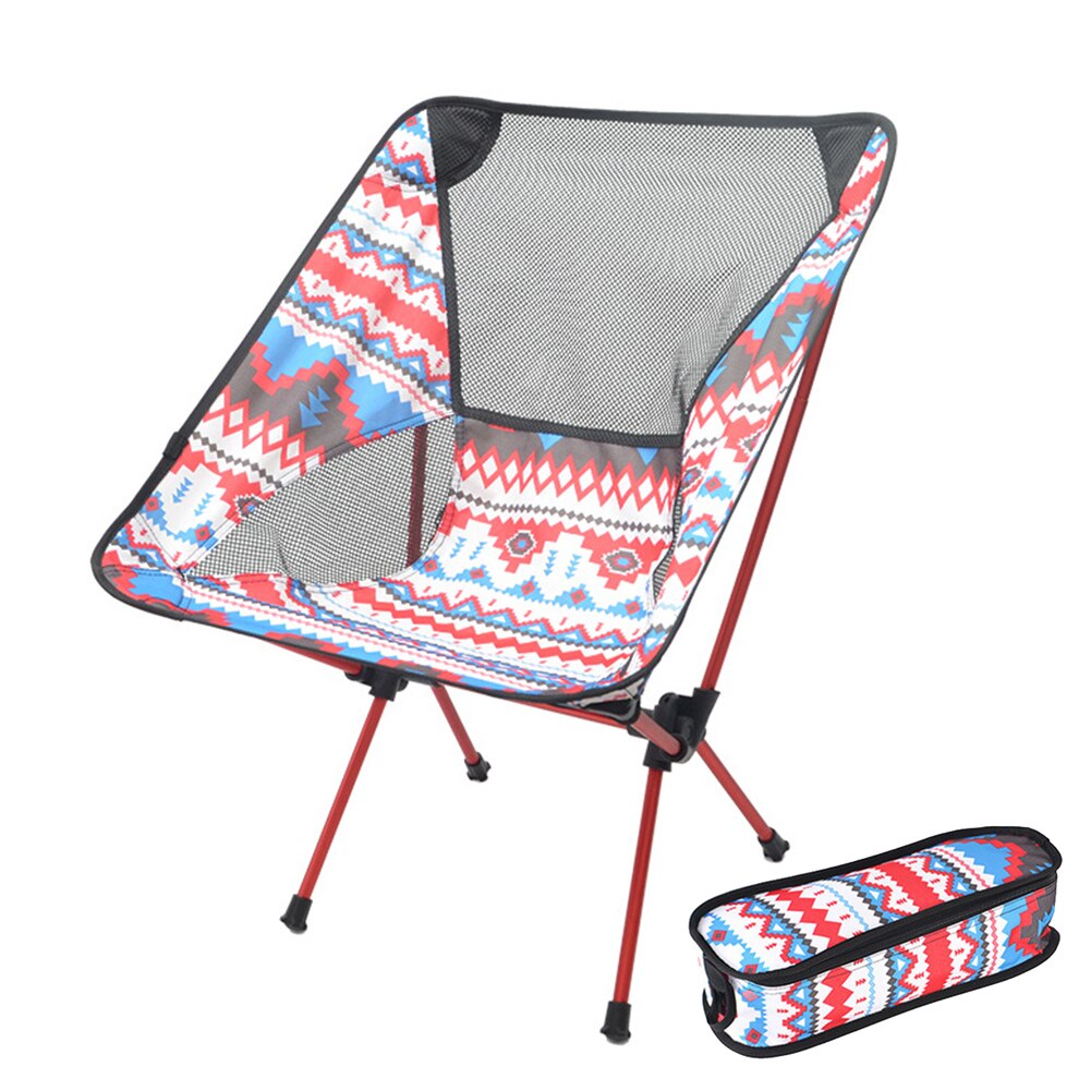 Ultralight Travel Camping Chair Folding Aluminum Alloy Outdoor Hiking Beach Picnic BBQ Portable Seat Fishing Chair Furniture
