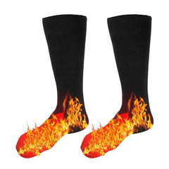 3.7V Heated SocksFoot Warmers for Men And Women, Electric Heating Socks, Washable Battery Heated Socks for Winter Skiing Hiking Fishing Riding, Keep