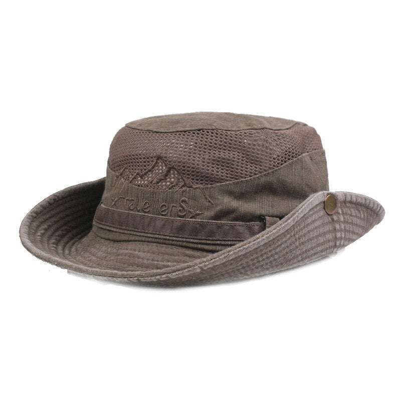 Hiking Hat Men Wide Brim Foldable Cap Summer Hat Sun Protection Hunting Hat Hiking Fishing Camping Outdoor Sport Caps