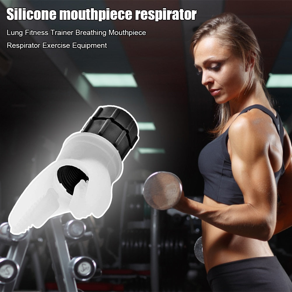 Breathing Trainer Exercise Lung Face Mouthpiece Respirator Fitness Equipment for Household Healthy Care Accessories