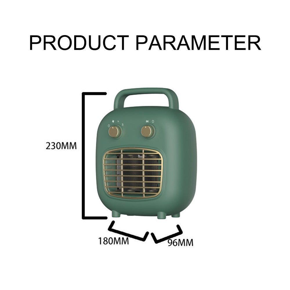 Space Heater 800W PTC Ceramic 6-8m Human Sensor Low Noise Fast Heating Portable Heater Fan