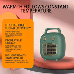 Space Heater 800W PTC Ceramic 6-8m Human Sensor Low Noise Fast Heating Portable Heater Fan