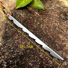 304 Stainless Steel Tent Peg V Shape Titanium Spike Windproof Outdoor Camping Ground Nails Traveling Tent Accessories