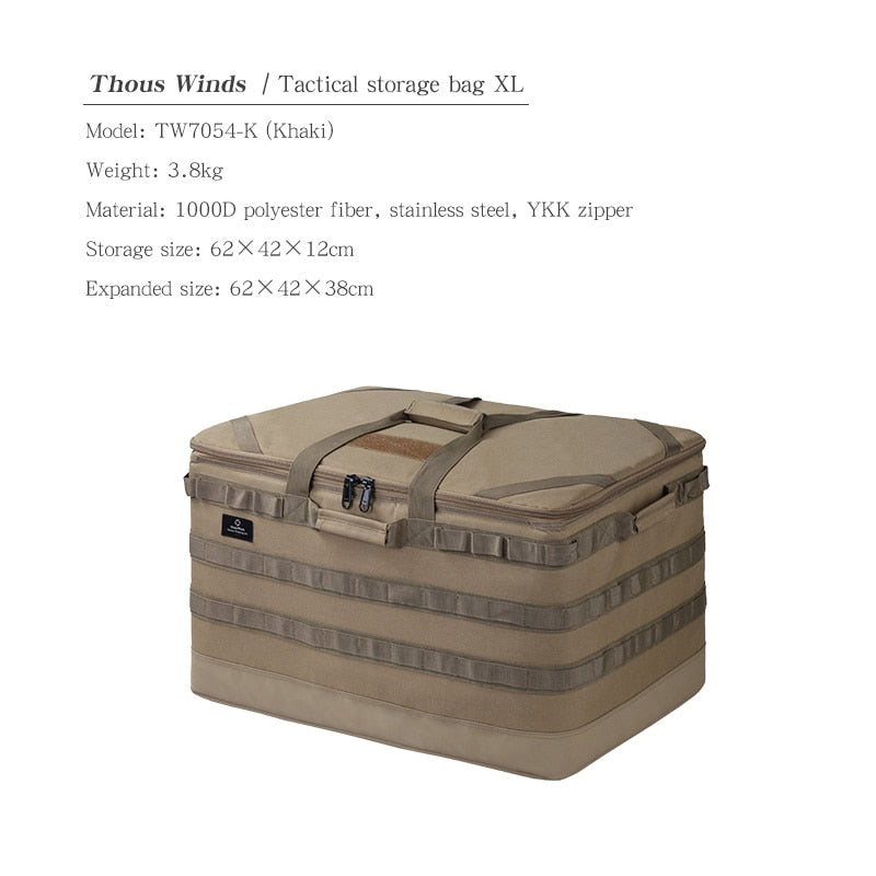 Large Storage Capacity Outdoor Bag Camping Travel Portable Separated Storage Bag Outdoor Camping Equipment
