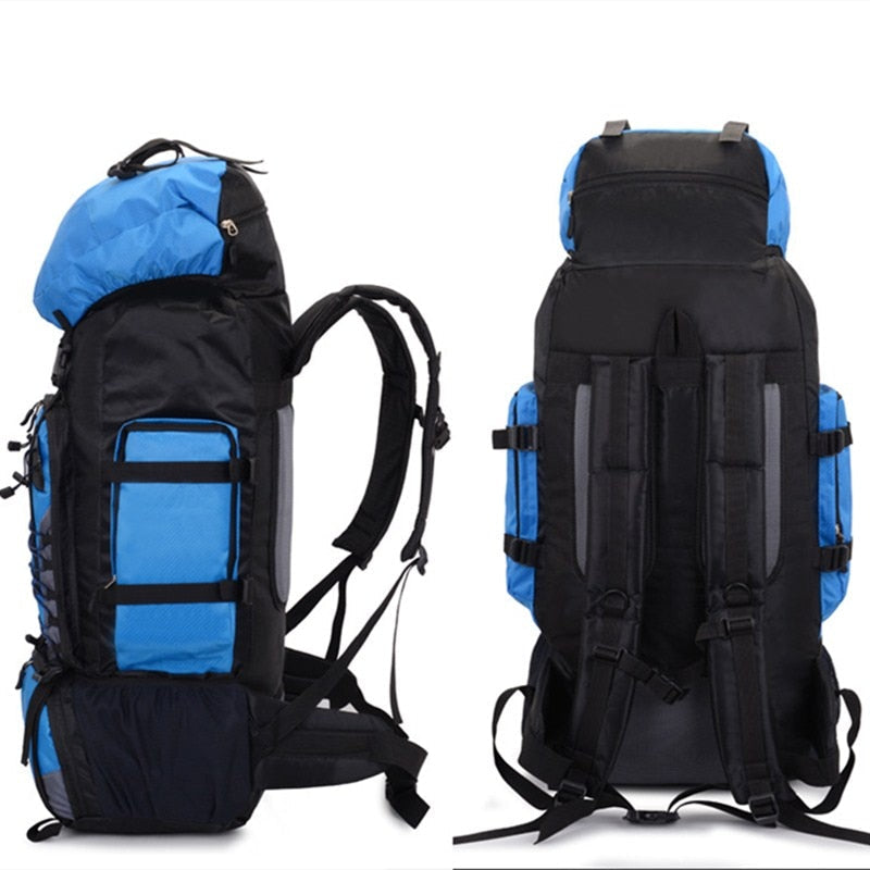 90L Large Capacity Outdoor Backpack Waterproof Mountaineering Camping Trekking Hiking Backpack Rucksack Travel Sport Bag
