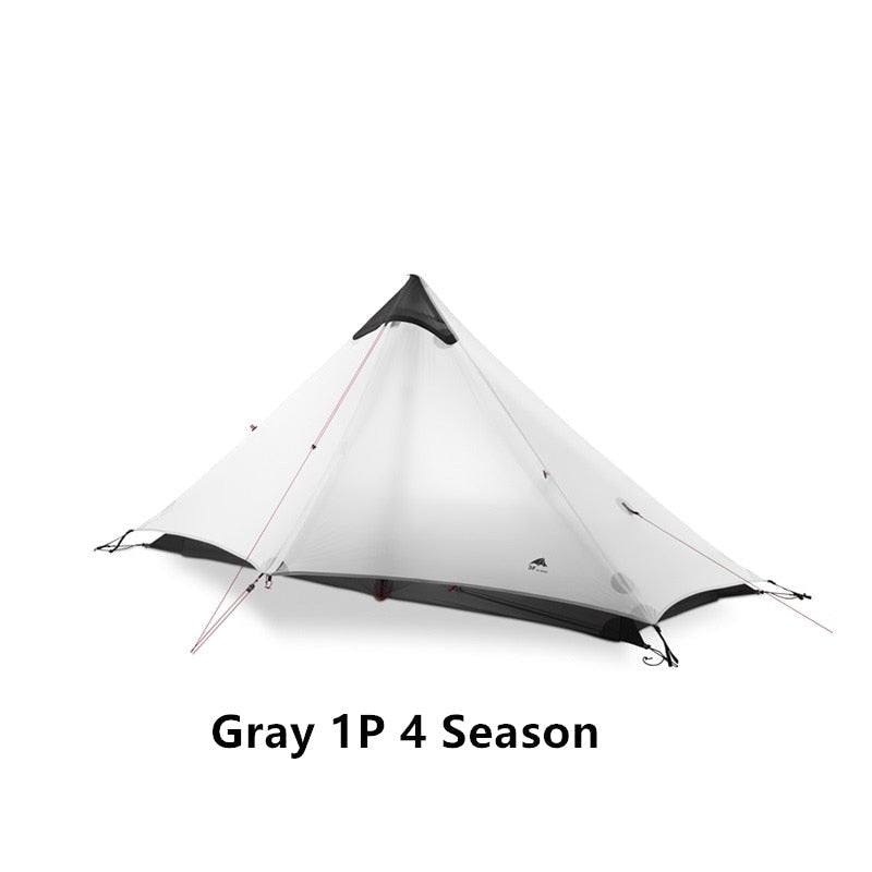230cm Lanshan 1 Ultralight Camping 3/4 Season 15D Silnylon Rodless Tent