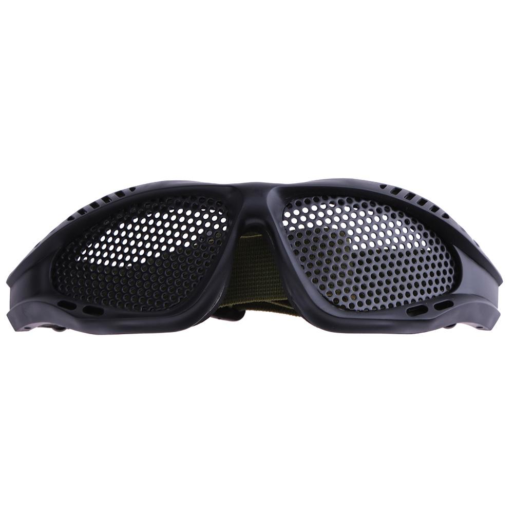 Metal Mesh Tactical Glasses Eye Protection Shock Resistant Goggles Accessories For Camping