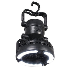 Camping Light Fan for Tent Portable Ceiling Fan with LED Light Camping Hanging Lantern for Survival Hiking Emergency