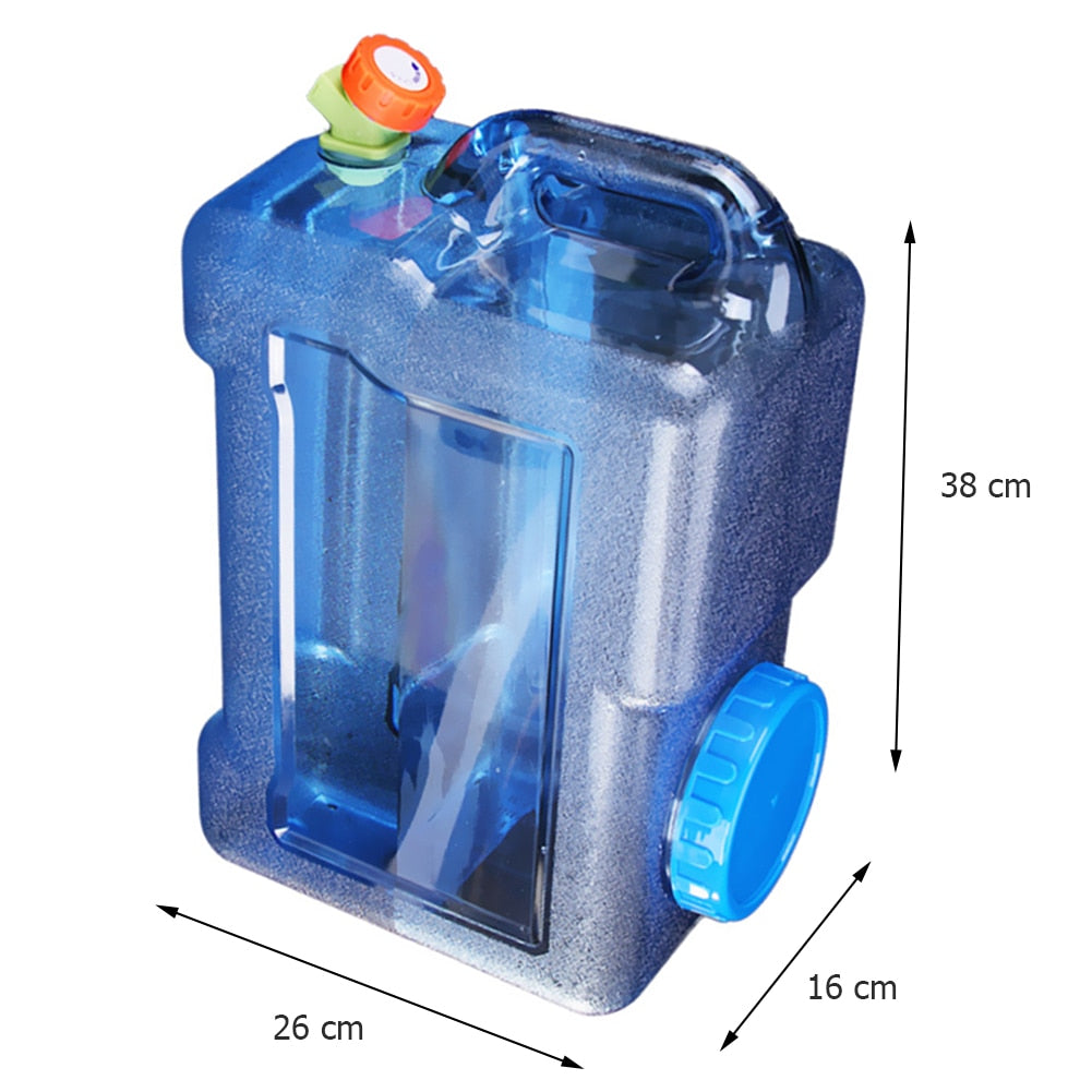 Capacity Outdoor Water Bucket Portable Driving Wateater Bucket Portable Tank Container with Faucet for Camping