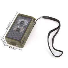 Outdoor Survival Military Camping Hiking Compass Tool Kit Combination Compass Kit 10-in-1 Multi-Function