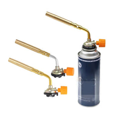 Butane Burner Welding Gas Torch Flame Gun Brazing Flamethrower Outdoor Camping BBQ Portable Soldering Heat Gun Welding Equipment