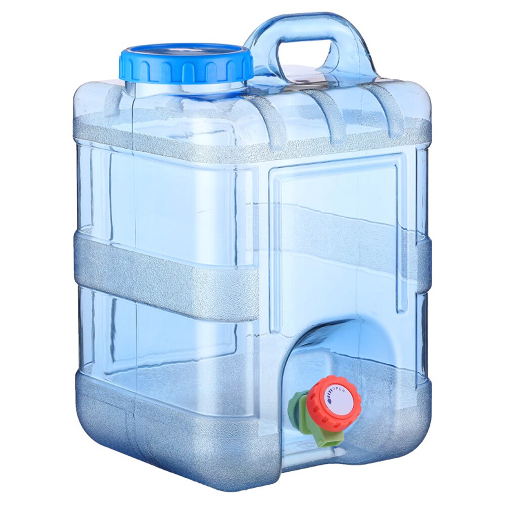 Capacity Outdoor Water Bucket Portable Cube Water Container with Faucet Outdoor Hiking Picnic Camping Water Tank