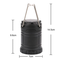 Mini 3*COB Tent Lamp LED Portable Lantern TelescopicTorch Camping Lamp Waterproof Emergency Light Powered By 3*AAA Working Light