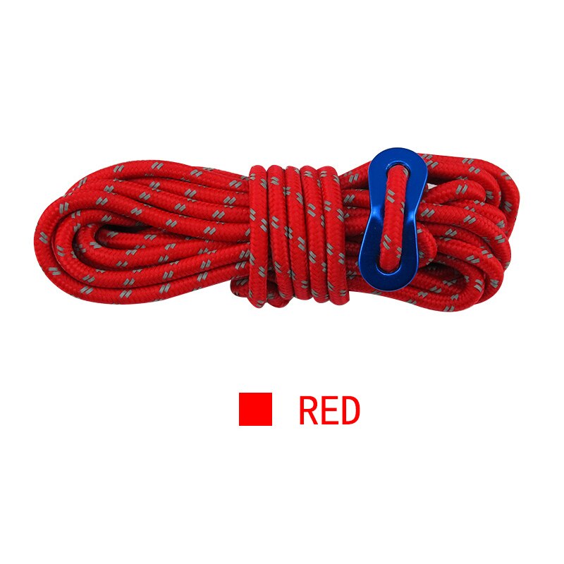 Outdoor Rock Climbing Rope 4mm Diameter High Strength Survival Paracord Safety Rope Cord String Hiking Accessory