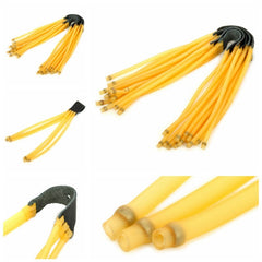 1 pc Six Strips Strong Power Durable Rubber Tube Band For Slingshot Catapult Camping Hunting