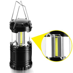 Mini 3*COB Tent Lamp LED Portable Lantern TelescopicTorch Camping Lamp Waterproof Emergency Light Powered By 3*AAA Working Light