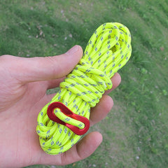 Outdoor Rock Climbing Rope 4mm Diameter High Strength Survival Paracord Safety Rope Cord String Hiking Accessory