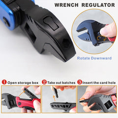 Multi Outdoor Camping Tools Adjustable Wrench/Car Multi-function Lifesaving Hammer Mini Pockets Multi-functional Tool