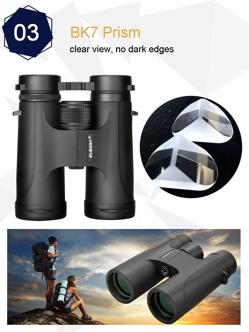 Binoculars 10X42/8X32 Telescope Powerful Professional HD Long Range camping equipment For Traving Suvival