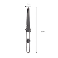 Outdoor Stainless Steel Folded Fork Spoon Knife Picnic Camping Dinnerware Tableware