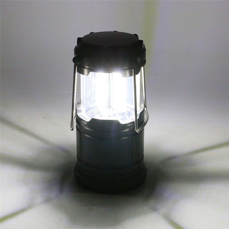 Mini 3*COB Tent Lamp LED Portable Lantern TelescopicTorch Camping Lamp Waterproof Emergency Light Powered By 3*AAA Working Light