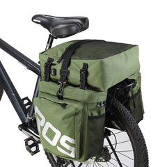 Mountain Road Bicycle Bike 3 in 1 Trunk Bags Cycling Double Side Rear Rack Tail Seat Pannier Pack Luggage Carrier