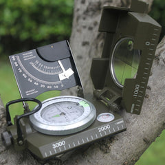 Professional Compass Military Army Geology Compass Sighting Luminous Compass with Moonlight For Outdoor Hiking Camping